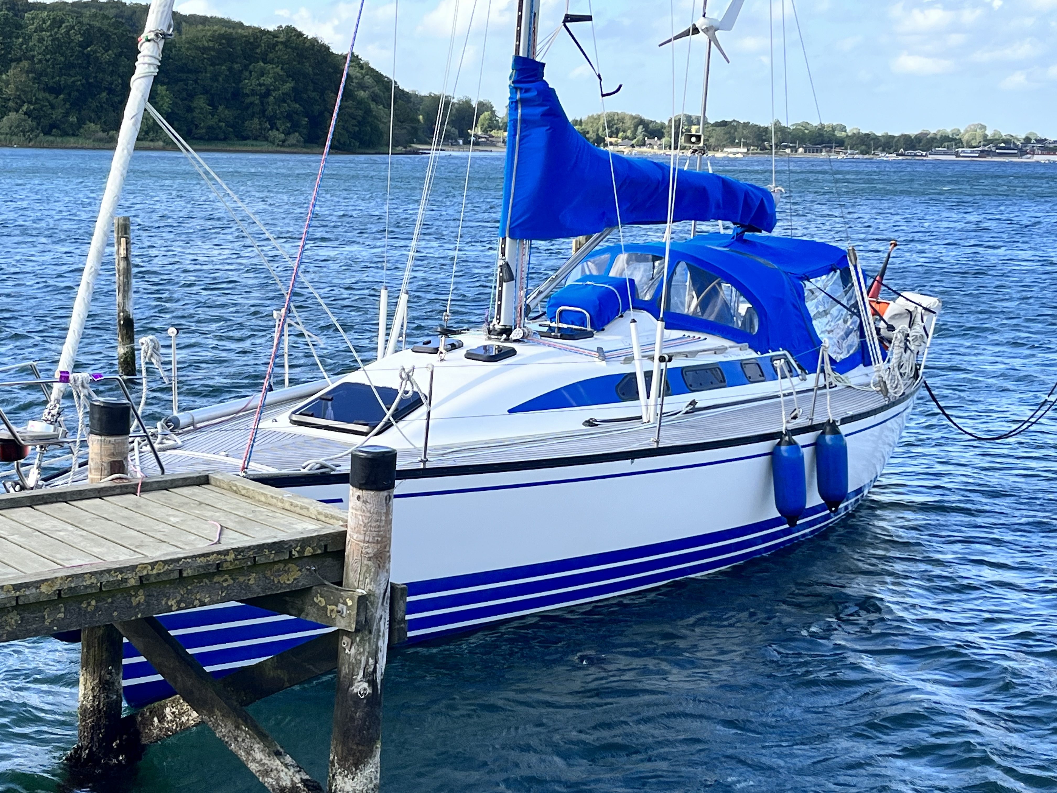 Kalvø mit Kuchenbude