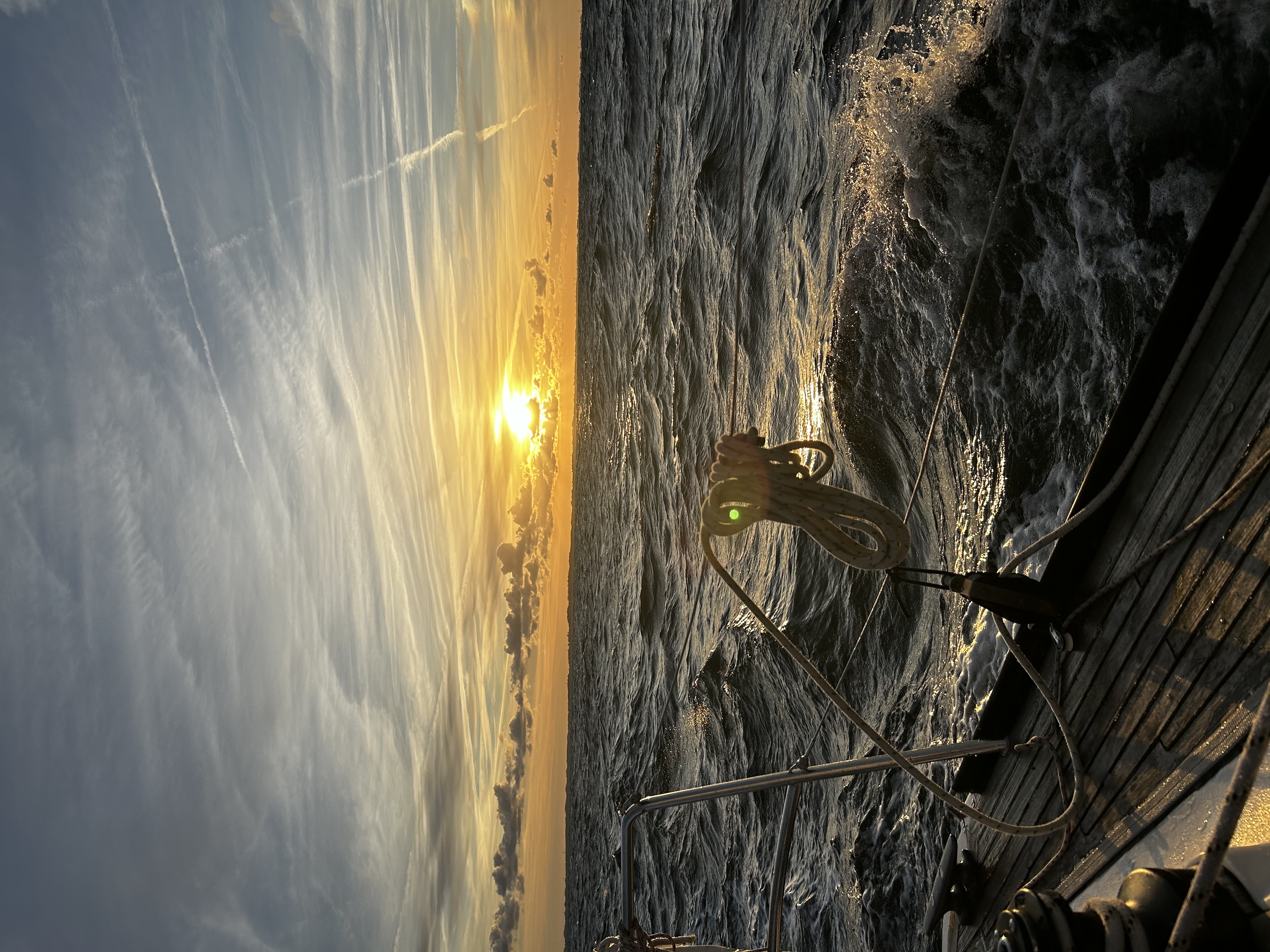 Tobago in stürmischer See